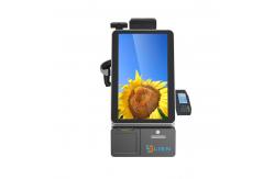 China Restaurant Thermal Printer Self Check In Kiosk Touch Screen Desktop 10.1inch Wifi supplier
