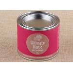 Pink Metal Milk Lids Composite Paper Can For Seed / Crafts /
