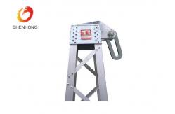China Aluminum Alloy Tower Erection Tools Lattice Single Gin Pole To Assemble And Erect supplier