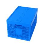 100% Virgin Polypropylene Plastic Pallet Boxes / Collapsible Plastic Box Attached Lids for sale