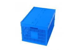 China 100% Virgin Polypropylene Plastic Pallet Boxes / Collapsible Plastic Box Attached Lids supplier