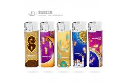 China Electronic Disposable Gas Lighter With Five Colors Refillable supplier