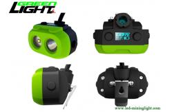 China 15000lux Brightness LED Miners Cap Lamp TPV Material 10.4Ah Panasonic Battery Pack supplier