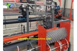 China Galvanized Wire Cyclone 415v Chain Link Fence Machine supplier