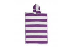 China Customized Hooded Changing Microfiber Poncho Towel For Adults supplier
