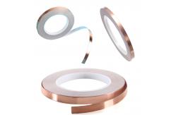 China Flexible Heat Resistant Double Sided Copper Tape With Strong Adhesion supplier