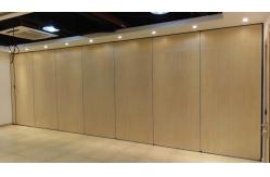China Soundproof Sliding Partition Walls , Aluminium Track Melamine Hanging Room Dividers supplier