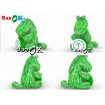 Itinerary Code Inflatable Green Bouncy Horse Model 10m For Event Showing