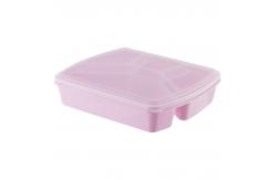 China 1280ml Reusable Bento Lunch Box 4 Compartments supplier