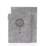 Eco Friendly Soft Cover Composition Notebook Natural Suede Leather Material Waterproof for sale
