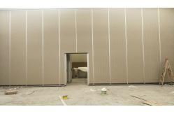 China Room Hotel Doors Soundproof Banquet Sliding Folding Partition MDF With Melamine supplier