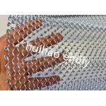 8x8mm Aperture Aluminum Metal Coil Mesh As Space Divider Curtain for sale