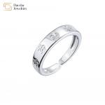 Custom Jewelry 18k Gold Plated Rings Women Men Adjustable Ant Insect Engraved