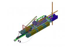 China Cutter Suction Dredger with 14m Dredging Depth and 50kw Generator Set supplier