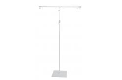China Adjustable Height POS Sign Holder Display Stand With White Powder Painting supplier