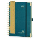 Spiral Student Weekly Planner 2023 2023 With Pacific Green Hardcover for sale