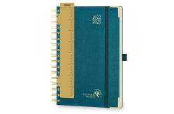 China Spiral Student Weekly Planner 2023 2023 With Pacific Green Hardcover supplier