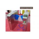 Bi Directional Turnstile Flap Barrier , finger thumb opened turnstile 110 volt for sale