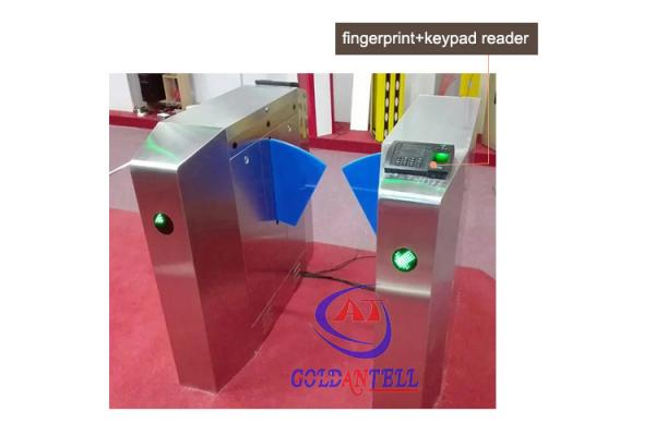 Bi Directional Turnstile Flap Barrier , finger thumb opened turnstile 110 volt