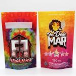 weed Aluminum Foil Mylar Bag Stand Up Zipper 3 Sided Sealed Bag for sale