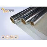 Fire Retardant Aluminized Glass Cloth Thermal Insulating Materials Of The Steam Heating Pipelines & Fire Suits for sale
