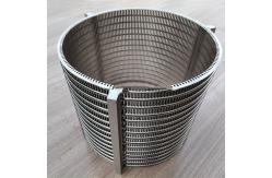 China Filtration Sieve Bend Screen with Plain Weave 2*4mm Profile Wire supplier