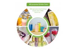 China Transparent PET Plastic Cylinder Food Grade Can Jar With Aluminum Easy Open Lid supplier