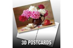 China Van Gogh's Sunflowers 3D Lenticular Postcards For Museum Art Gallery supplier