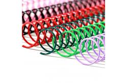 China 23.6mm Thick Metal Coil Binding 42.8mm For Hardcover Books Calendars supplier
