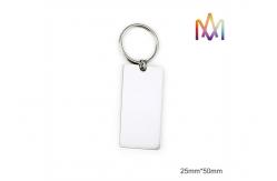 China 4mm Thickness Free Engraving SS304 Custom Shaped Keychains supplier