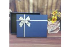 China Custom Made Rigid Cardboard Boxes With Ribbons For Gifts Packaging supplier