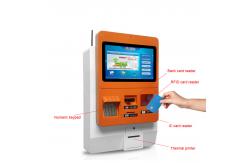 China Space Saving Wallmount Touchscreen Kiosk 11 - 21 LCD Landscape Display supplier