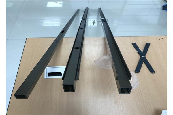 Open Style Aluminium Door Frame Profile Powder Coated Aluminum Extrusions