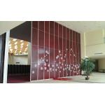 Folding Movable Wooden Partition Walls For Conference Room Top Hanging System for sale