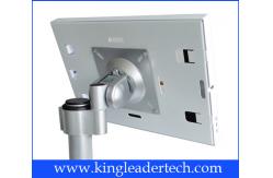 China Metal Ipad Kiosk Enclosure Desktop Rugged With 360 Degree Rotatable Bracket supplier