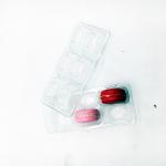 PVC/PET macaron candy cookie packaging 6 cells blister tray blister packaging for sale