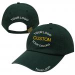 Adult 58cm Printed Cotton Advertising Baseball Caps Metal Strap for sale