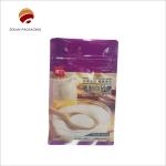 Custom Printed Flat Bottom Bag with Gravure Printing Slider Closure for sale