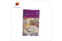 China Custom Designed Flat Bottom Bag Packaging CMYK/PANTON Zipper Closure supplier