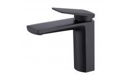 China Deck Mounted Bathroom Basin Faucets , Single Hole Basin Mixer Tap Faucet supplier