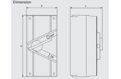 China IP66 Four Pole Triple Pole Weatherproof Isolator Switch / Outdoor Plug Socket supplier