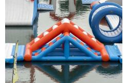 China Funny Inflatable Floating Water Park With Slide Customized Size supplier