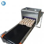 Touch Screen Egg Spraying Machine , Egg Printer Machine 6 Nozzles for sale