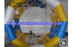 China Cylinder Inflatable Water Roller Ball , Inflatable Fun Roller Water Games supplier