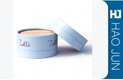 China Recyclable Cosmetic Paper Boxes With Lids , Small Round Tubes For Brusher supplier