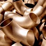 Customized Copper Nickel Long / Short Radius Elbow Welding Pipe Fittings for sale