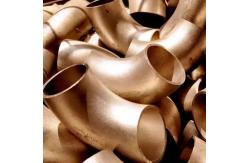 China Customized Copper Nickel Long / Short Radius Elbow Welding Pipe Fittings supplier