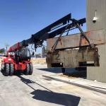 Rigid Suspension Telescopic Handler Forklift Energy Saving Telescopic Crane Loader for sale