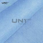 Blue Color Polypropylene PP Spunbond Non Woven Fabric With PE Film Laminated For Medical Bed Sheets for sale