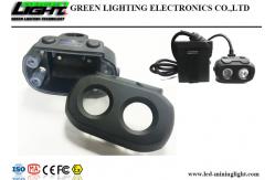 China 25000lux LED Mining Light Dual Beam Functional Cap Lamp Mountable Positioning System supplier
